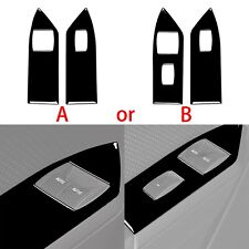 Gloss Piano Black Interior Window Lift Switch Panel Cover For Ford Mustang 05-09