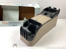 Tsi 54214 Universal Truck Suv Clutter Catch Center Console Tan With Cup Holder