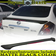 For Nissan Altima 2007-2010 11 2012 Matte Black Factory Style Spoiler Wing Wled