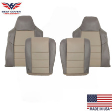 For 2002 2003 2004 Ford Excursion Eddie Bauer Edition Leather Seat Covers Tan