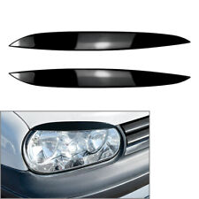 Car Headlight Eyebrow Eyelid Cover Trim For Vw Golf Mk4 1997-2005