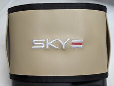 Saturn Sky Redline Console Bag Cashmere Vinyl Extra Storage Silver Embroidery