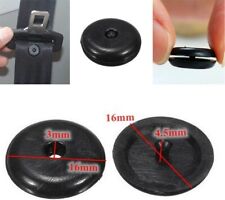 Spacing Black Safety Clip Stop Button Retainer Seat Belt Stopper Limit Buckle