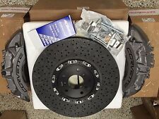 Gm Oem Brembo 2009-13 Chevy Corvette Z06 Zr1 Front Gray Calipers Carbon Rotors