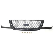 Grille Assembly For 01-03 Ford Ranger Painted Black Shell With Emblem Provision