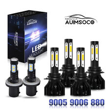 Led Fog Lights Led Car Headlight Combo Kit For Gmc Yukon Xl 1500 2500 2000-2006