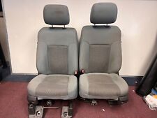2015 Ford F250 F350 Superduty Front Bucket Seats Cloth Gray