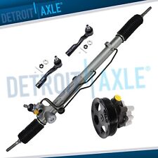 Power Steering Rack And Pinion Pump Wpulley Tie Rods For Toyota Tundra Sequoia