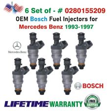 Genuine Bosch X6 Fuel Injectors For 1993-1997 Mercedes Benz I4 I6 0280155209