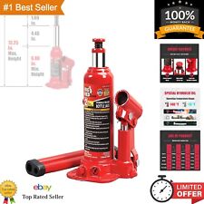 Torin Hydraulic Welded Bottle Jack 2 Ton 4000 Lb Capacity Red