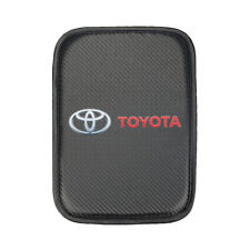 For New Toyota Carbon Fiber Car Center Console Armrest Cushion Pad Cover 1pcs
