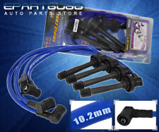 For 88-00 Honda Civic D15 D16 Sohc Jdm 10.2mm Racing Spark Plug Wires Set Blue