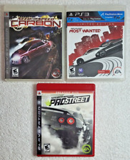 Need For Speed Carbon Most Wanted Pro Street Lot Playstation 3 Ps3 - Complete