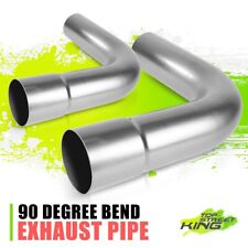 2x 3 Inch Od Mild Steel Diy Custom Mandrel Exhaust Tube 90 Degree Bend Pipes