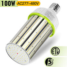 100w Led Corn Light Bulb E39 Mogul Base 5000k 277-480v Industrial Warehouse Lamp