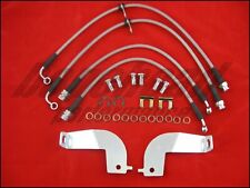 Techna-fit Stainless Steel Braided Brake Lines 1999-2004 Ford Mustang Gt Cobra