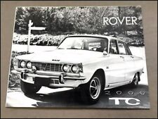 1966 1967 Rover 2000tc Original Vintage Car Sales Brochure Folder