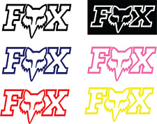 Fox Racing Head Mx Motocross Die Cut Vinyl Decal Sticker Moto Fox Bike