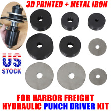 Usa Sheet Metal Dimple Die Set For Harbor Freight Hydraulic Punch Driver Kit