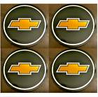 4pcs Chevy Emblem Badge Rally Wheel Center Hub Caps Logo Stickers