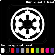 Star Wars Logo Galactic Empire Sticker Vinyl Decal Car Window Buy2get1free