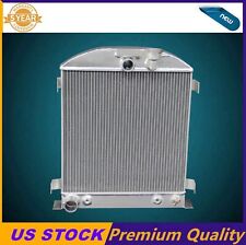 3 Rows Aluminum Radiator Fit 1932 33 34 35-38 Ford Model T Chopped Foed Engine