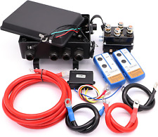 12v 500a Winch Solenoid Contactor Relay With Box And Twin Remote Controller Kit