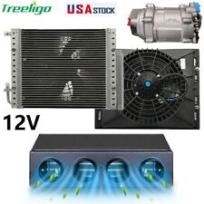 12v Air Conditioning Cool Only Under Dash Electric Ac Kit Compressor Universal