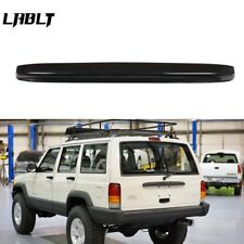 For 1997-2001 Jeep Cherokee Rear License Plate Lamp Light Cover Black