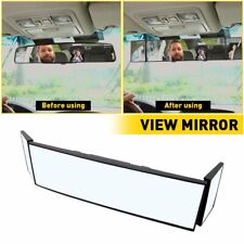 Universal Car Large Vision Interior Rear View Mirror Wide Angle Blindspot Pickup