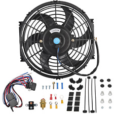 10 Inch Slim Fan Push Pull Electric Radiator Cooling 12v Mount Kit Universal