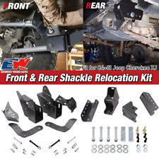 Front Rear Control Arm Shackle Relocation Kit For 1984-2001 Jeep Xj Cherokee