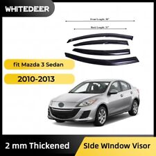 Fits Mazda 3 2010-2013 Sedan Side Window Visor Sun Rain Deflector Guard