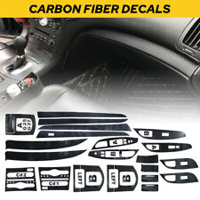 Set Carbon Fiber Full Interior Kit Cover Trim For Infiniti G37 Sedan 2010-2013
