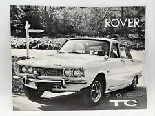 1966 Rover 2000 Tc 4-door Gt Car Luxuriously Fitted Saloon Dealer Sales Brochure