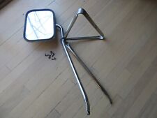 Vintage Mopar Gm Ford Truck West Coast Stainless Mirror Left With Screws Nice