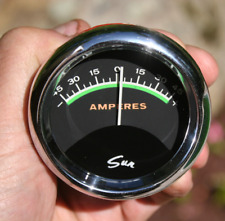 Sun Greenline Vintage Amp Gauge W Glass Lens No External Shunt Required - Gap41