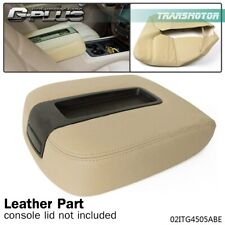 Fit For 07-13 Chevy Tahoe Suburban Center Console Armrest Leather Cover Beige