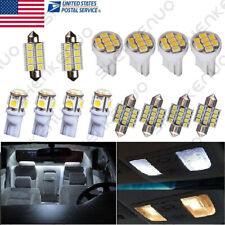 14pcs Led Interior Package Kit For T10 31mm Map Dome License Plate Lights White