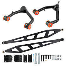 2-4 Lift Front Upper Control Arm Rear Traction Bars For 07-18 Sierra 1500 4wd
