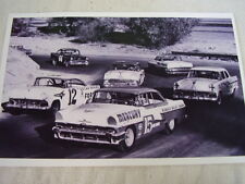 1956 Ford 1956 Mercury 56 Chevrolet Nascar In Race  11 X 17 Photo Picture