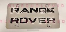 Range Rover Bling Front Vanity Plate Frame Holder Made With Swarovski Crystals