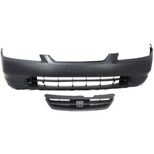 Bumper Cover Kit For 98-2000 Honda Accord Front 2-door Coupe 2pc With Grille