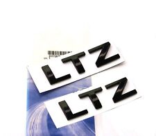 2x Black Ltz Nameplates Emblems Badge Gmc Chevrolet Cruze Silverado Yu