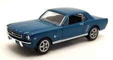 Welly - 3 Scale Model 1964 12 Ford Mustang Coupe Blue Bbwe52262db