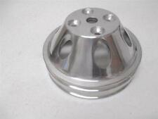 Fits Mopar Dodge Small Block Polished Double Groove Upper Water Pump Pulley