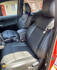 For Toyota Tacoma Crew Cab 2016-2021 2022 2023 Black Seat Covers Set