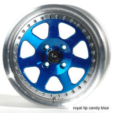 1 Pc Only  J Mag Rota Jmag Wheels 15x7 4x100 40 67.1 Royal Candy Blue