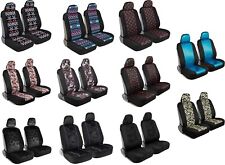 Black Cheetah Print Car Seat Covers Front Seats Universal Fit Auto Truck Van Suv