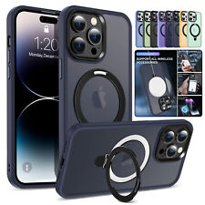For Iphone 15 14 Pro Max Plus 13 12 Pro Mag Safe Case Magnetic Ring Holder Stand